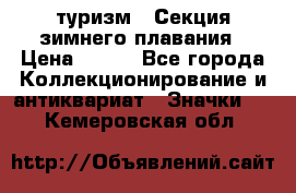 туризм : Секция зимнего плавания › Цена ­ 190 - Все города Коллекционирование и антиквариат » Значки   . Кемеровская обл.